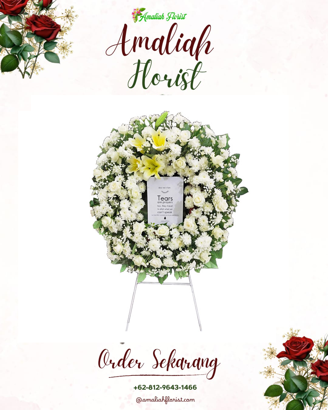 Krans Bunga Duka Gerogol